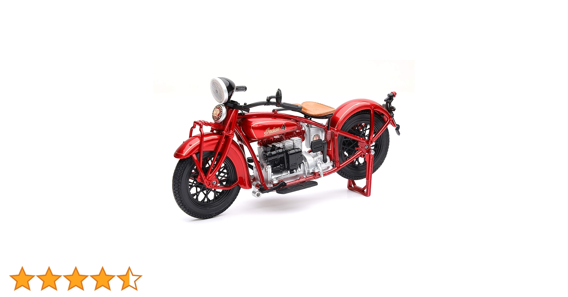 Amazon | New Ray 1930 インディアン 4 レッド 1/12 ダイカスト